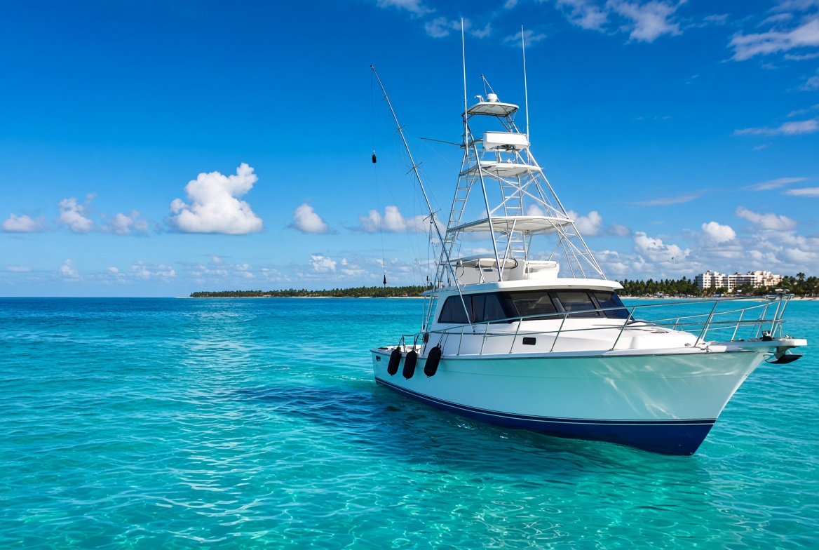 Deep sea fishing boat